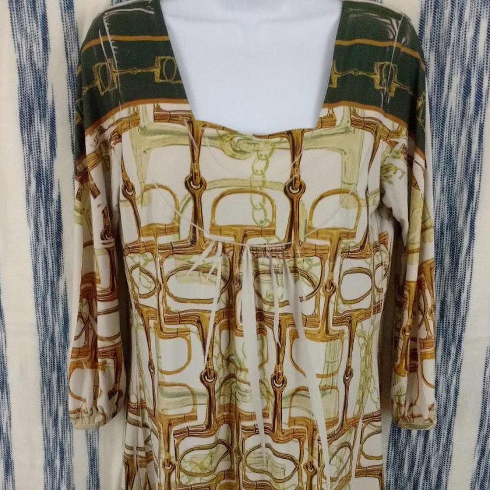 One World Boho Hippie long sleeve blouse